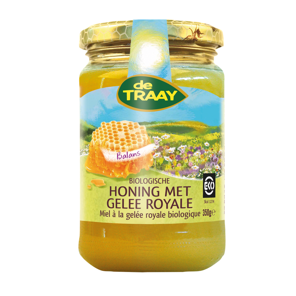 De Traay Honing gelee royale 350 gram