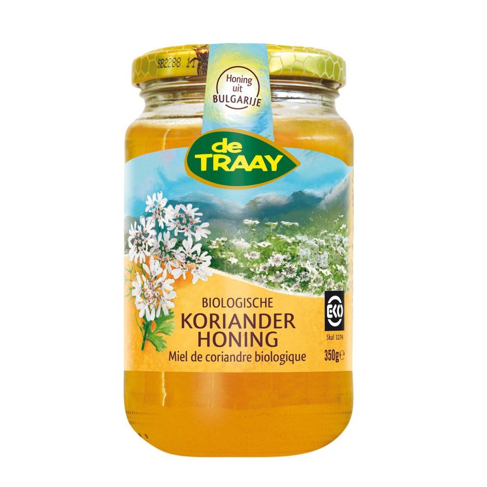 De Traay Koriander honing 350 gram