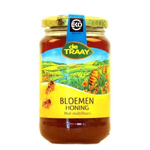 De Traay Bloemenhoning vloeibaar bio 900 gram
