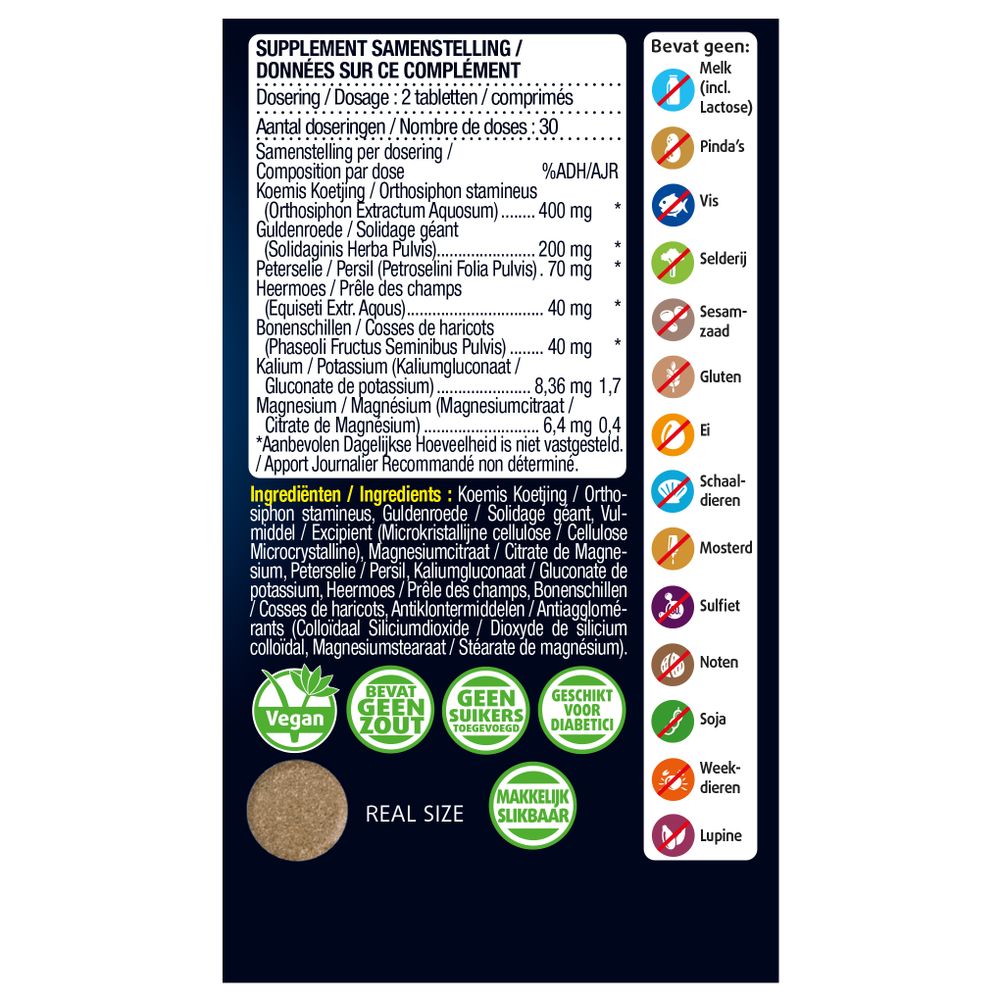 Lucovitaal Vochtbalans 60 tabletten