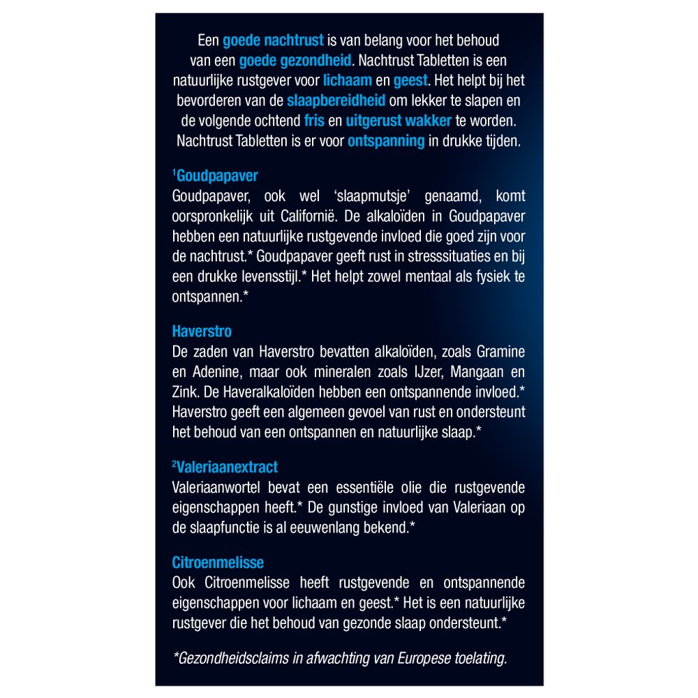 Lucovitaal Nachtrust 100 tabletten