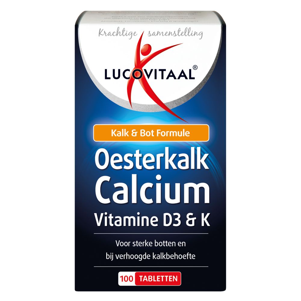 Lucovitaal Oesterkalk calcium 100 tabletten