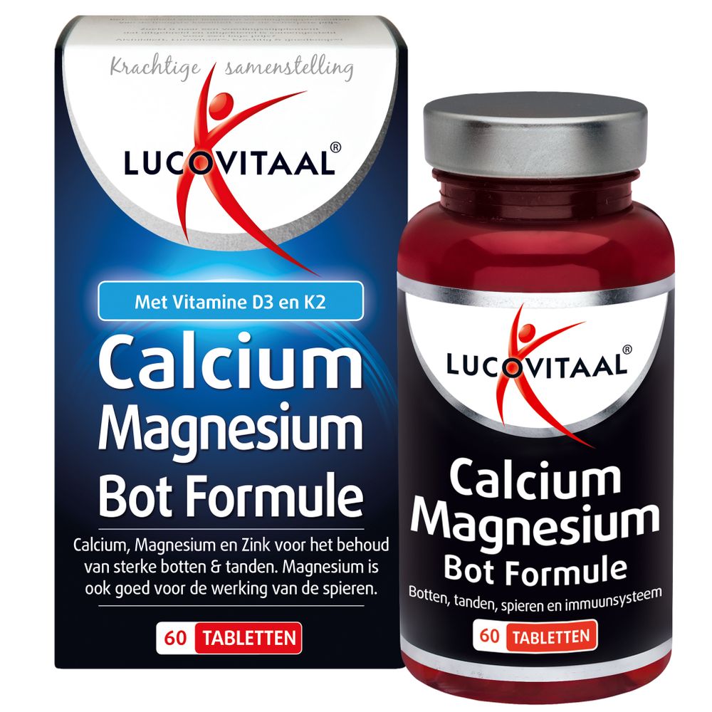 Lucovitaal Calcium magnesium botformule 60 tabletten