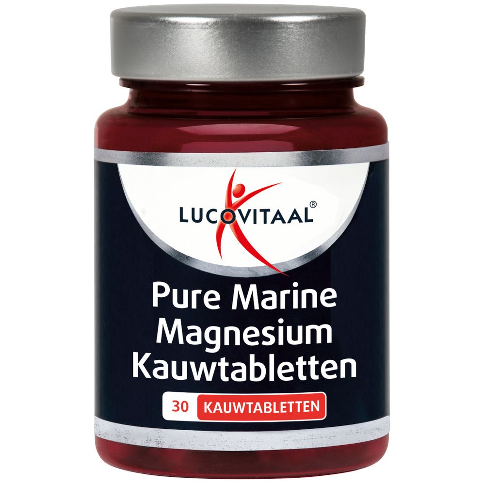 Lucovitaal Pure marine magnesium 30 kauwtabletten