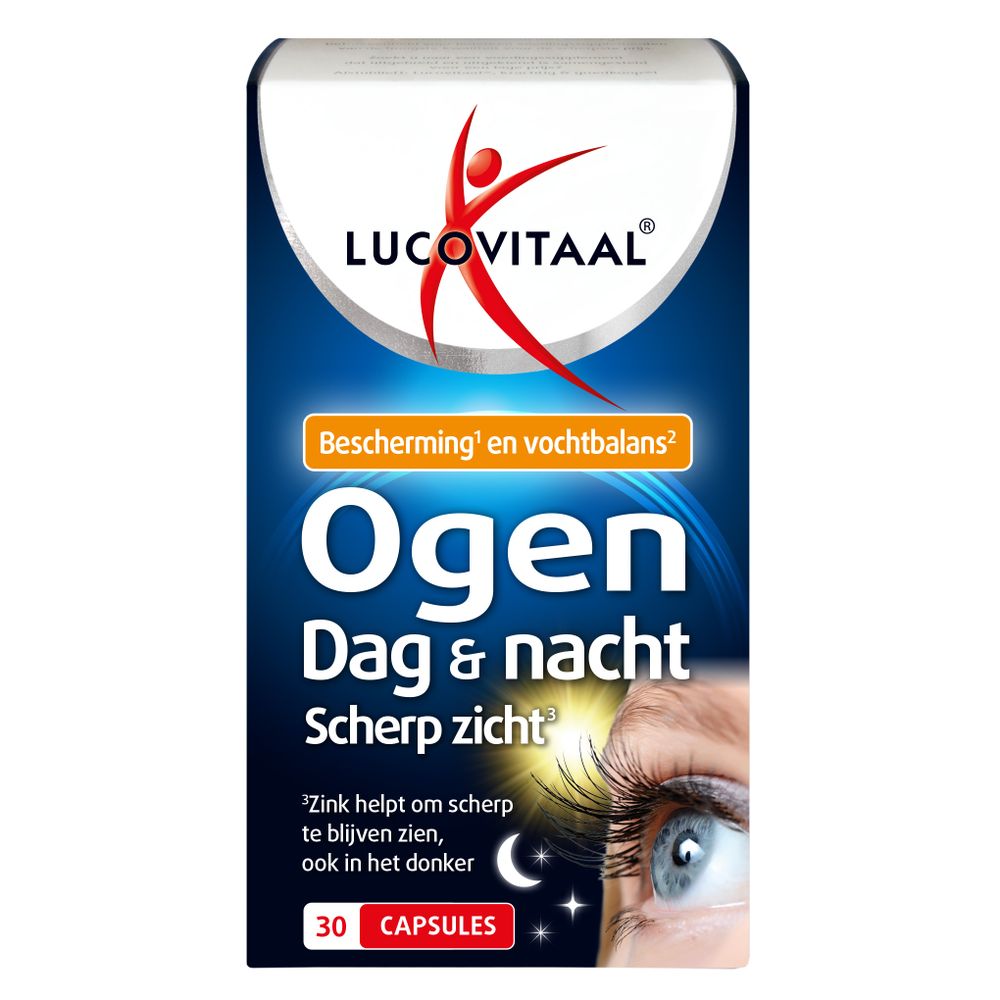 Lucovitaal Ogen dag en nacht scherp zicht 30 capsules