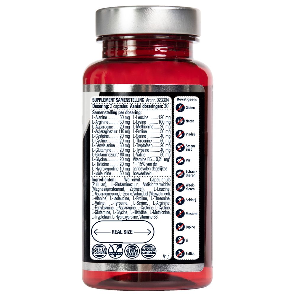 Lucovitaal Aminozuur & vitamine B6 60 capsules