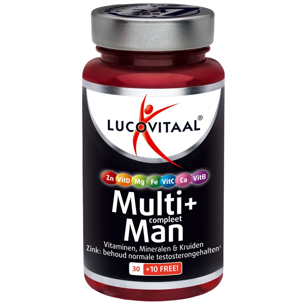 Lucovitaal Multi+ compleet man 40 tabletten
