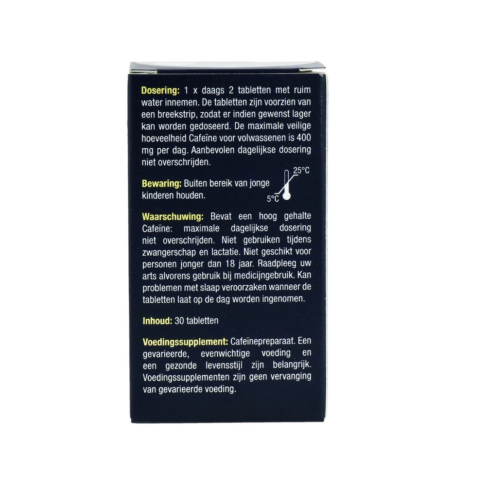 Lucovitaal Pure cafeine 30 tabletten