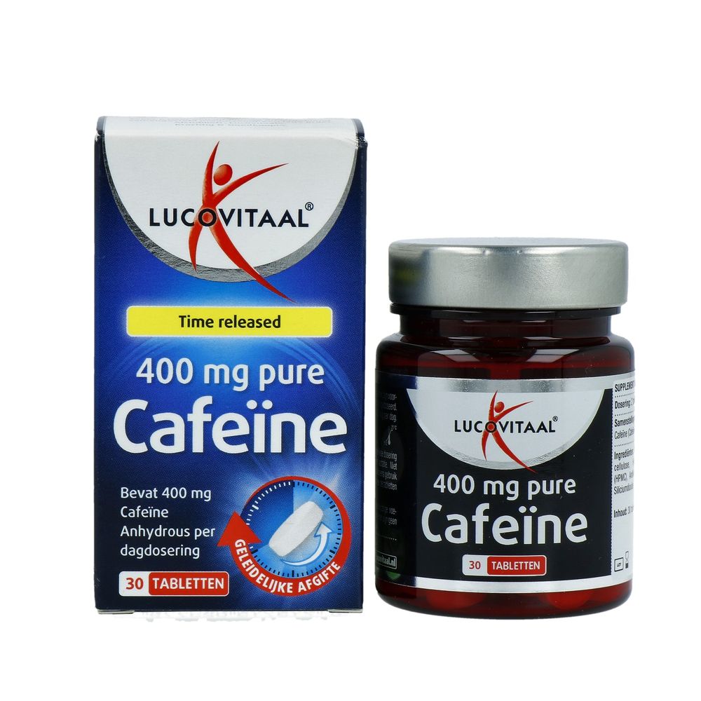 Lucovitaal Pure cafeine 30 tabletten