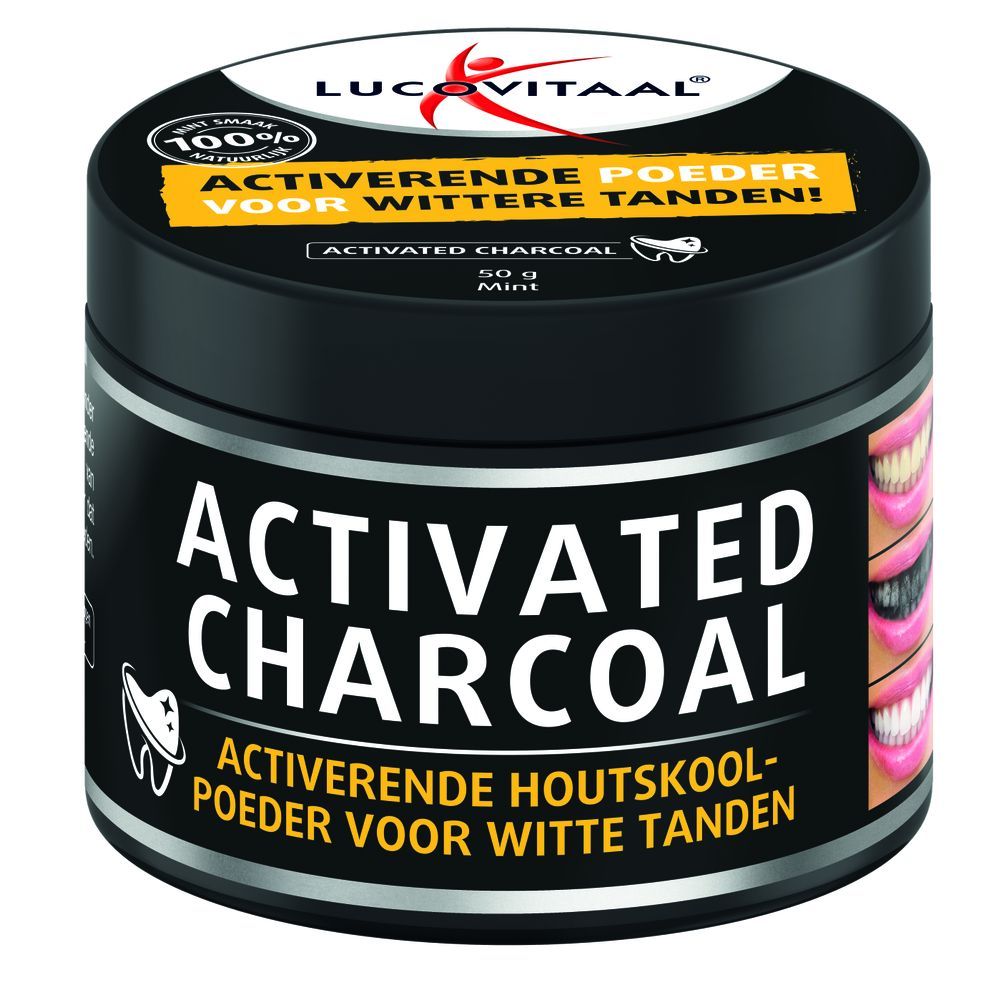 Lucovitaal Activated charcoal 50 gram