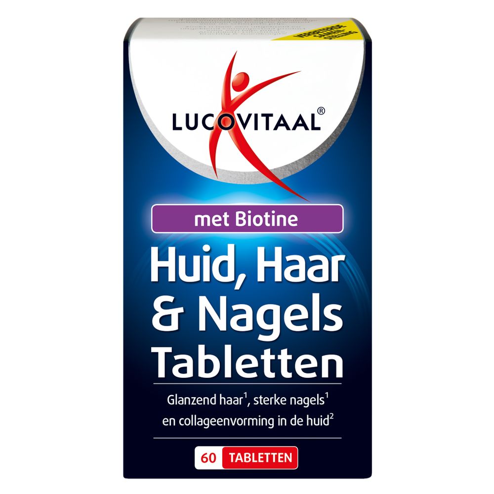 Lucovitaal Huid haar nagels met biotine 60 tabletten