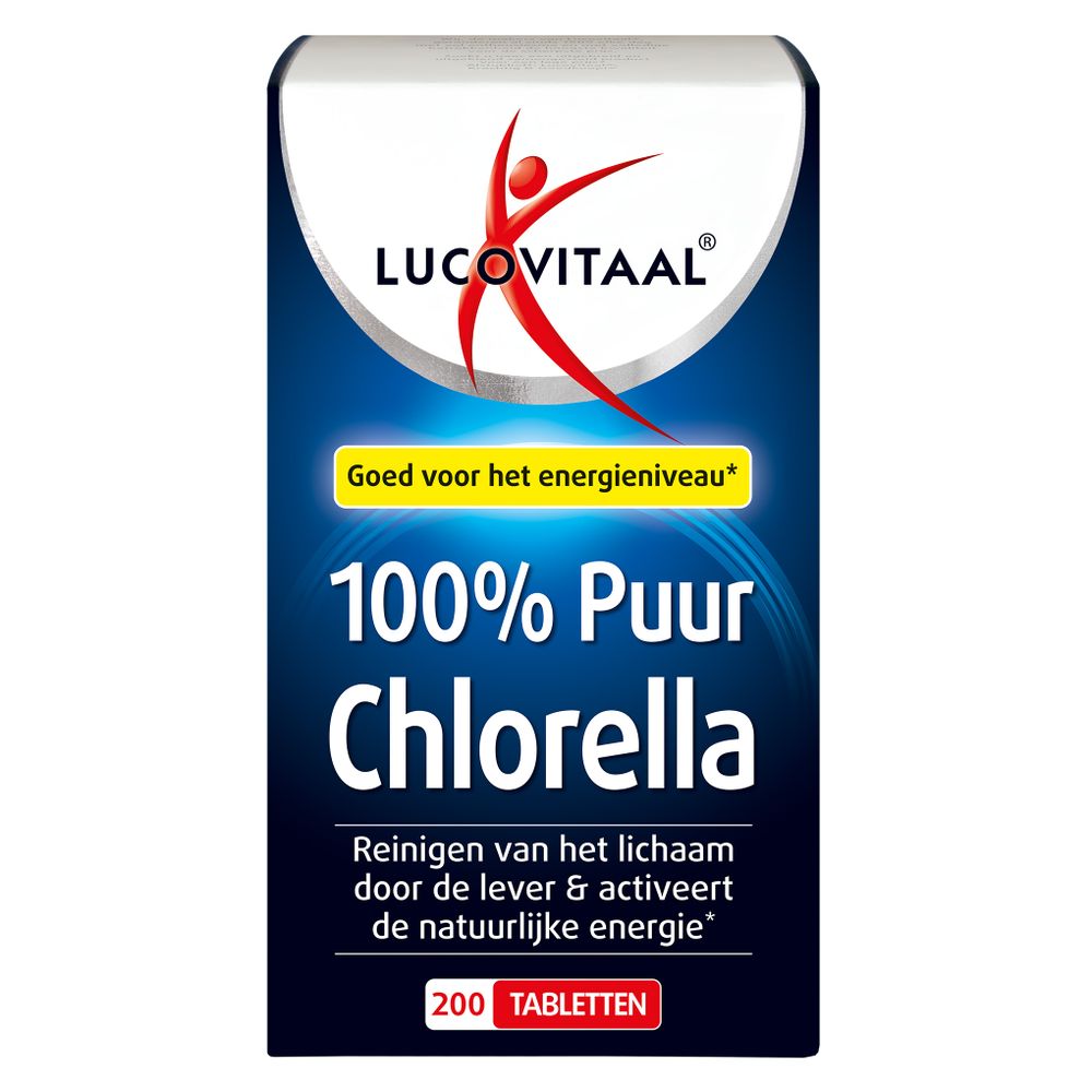 Lucovitaal Chlorella 100% puur 200 tabletten