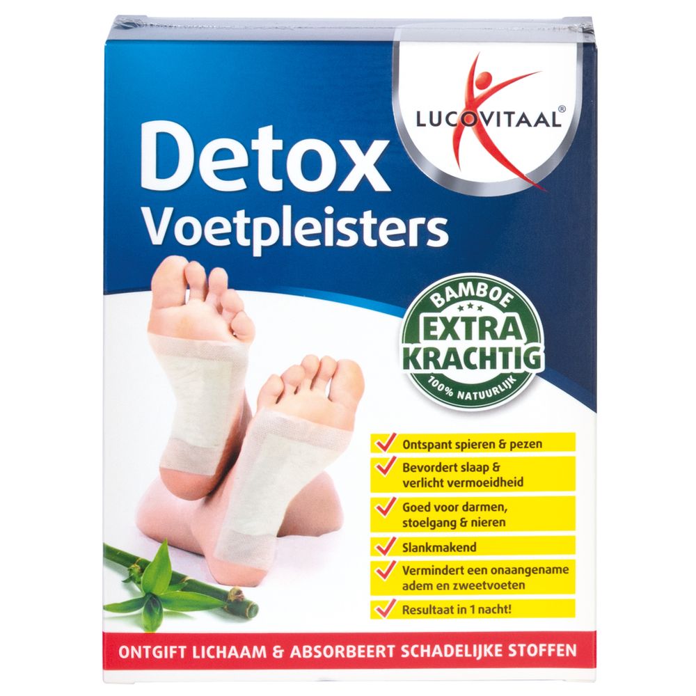 Lucovitaal Detox voetpleisters 10 stuks