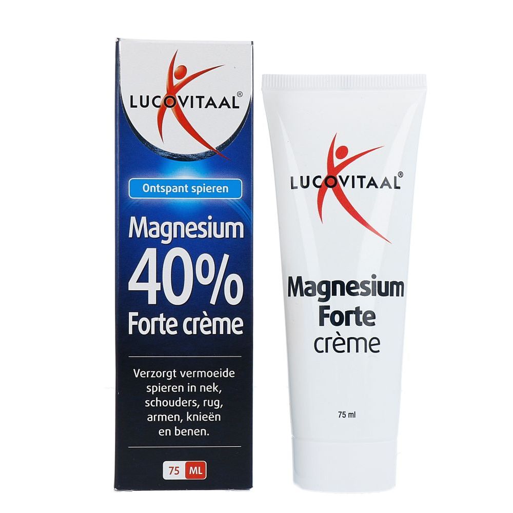 Lucovitaal Magnesium 40% forte creme 75 gram