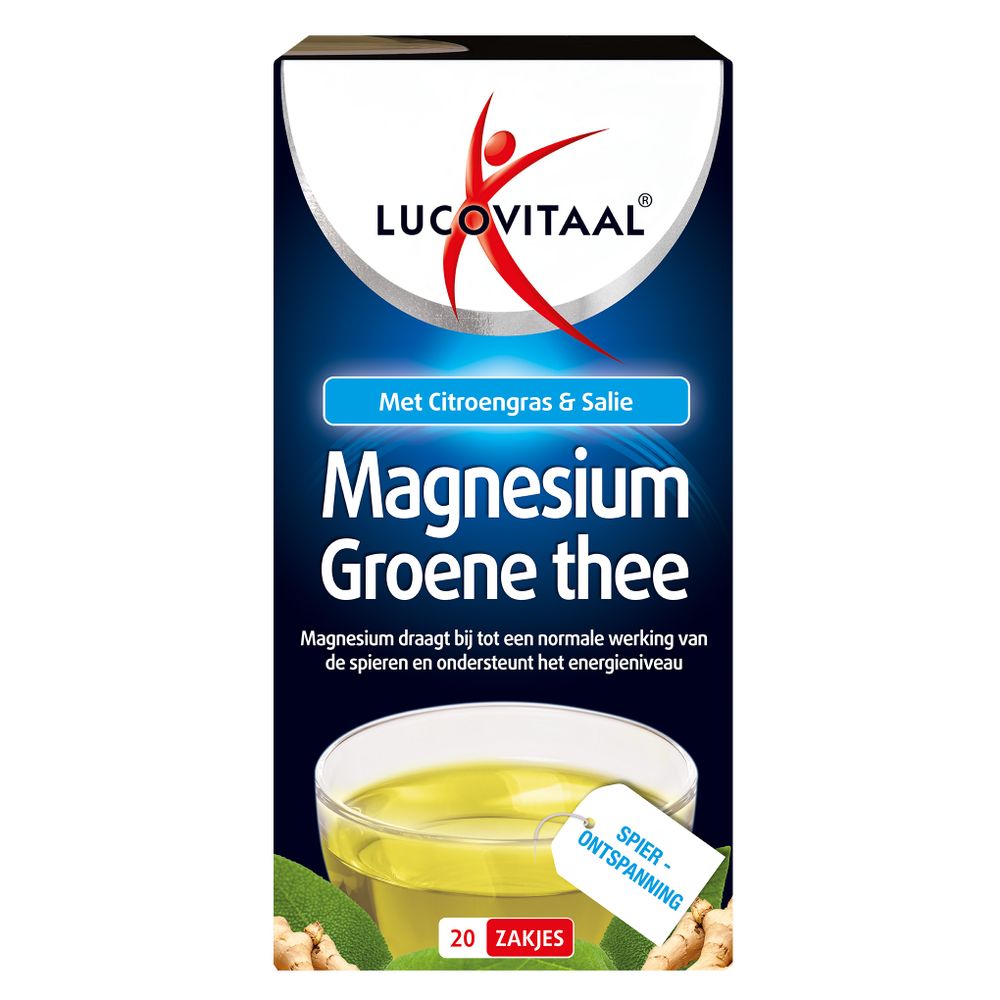 Lucovitaal Magnesium groene thee 20 zakjes