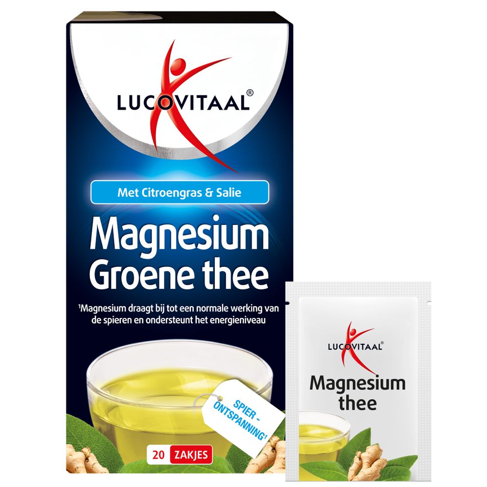 Lucovitaal Magnesium groene thee 20 zakjes