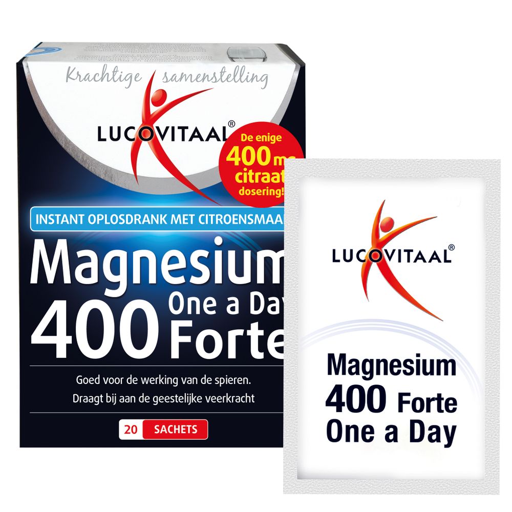 Lucovitaal Magnesium 400 forte 20 sachets
