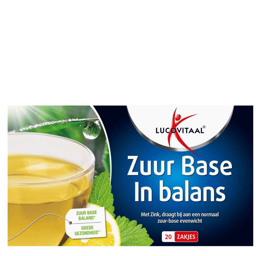Lucovitaal Zuurbase thee 20 zakjes