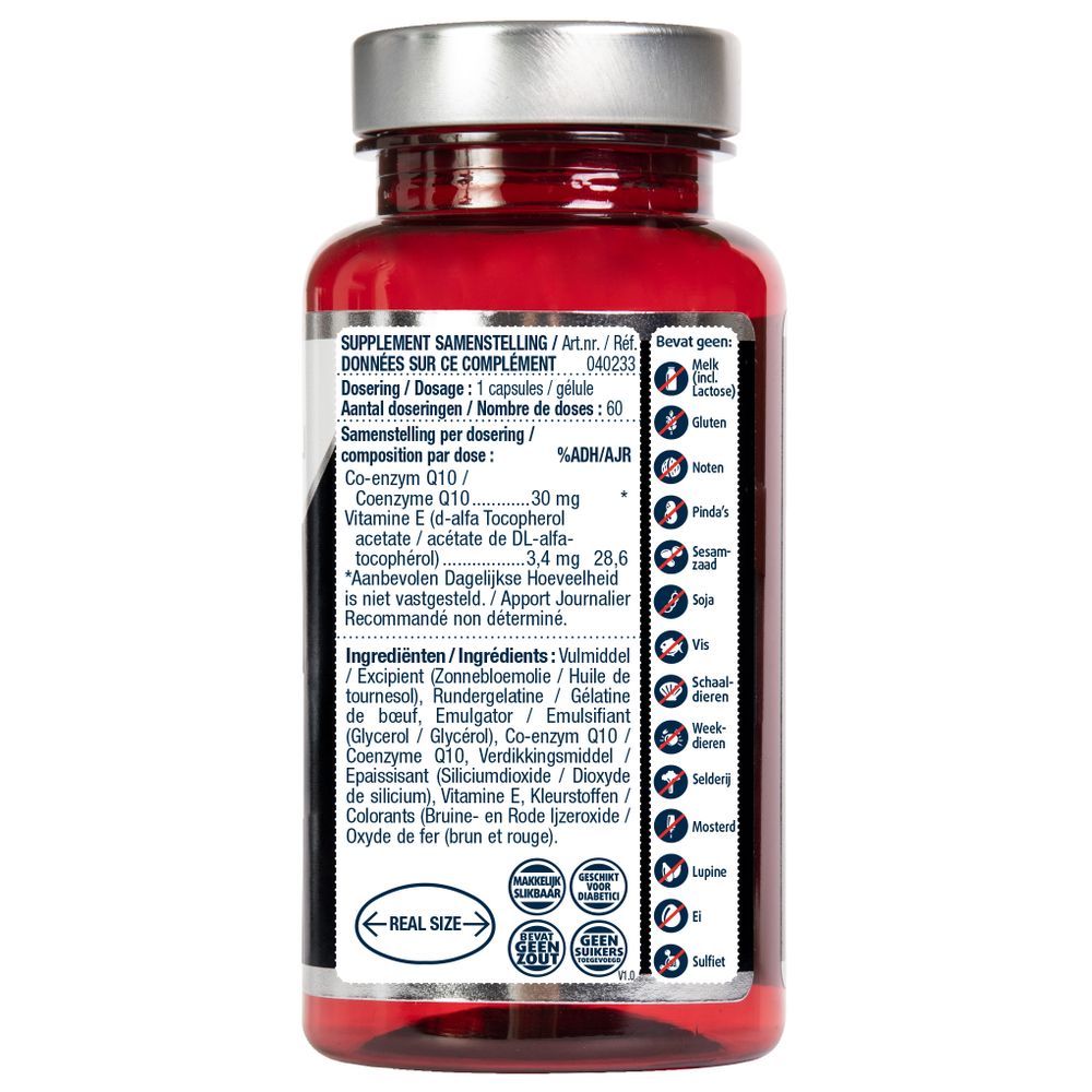 Lucovitaal Q10 30 mg one a day 60 capsules