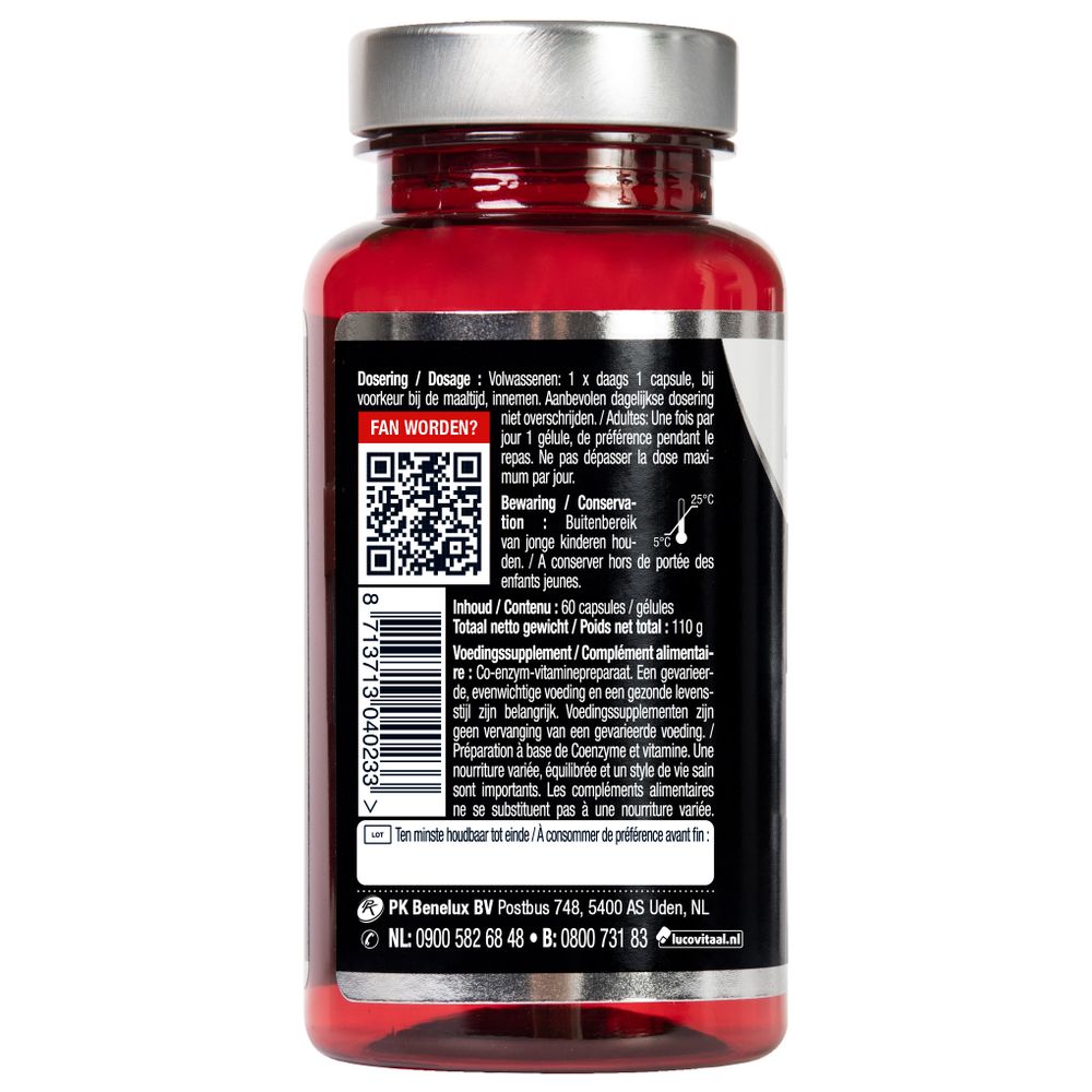 Lucovitaal Q10 30 mg one a day 60 capsules