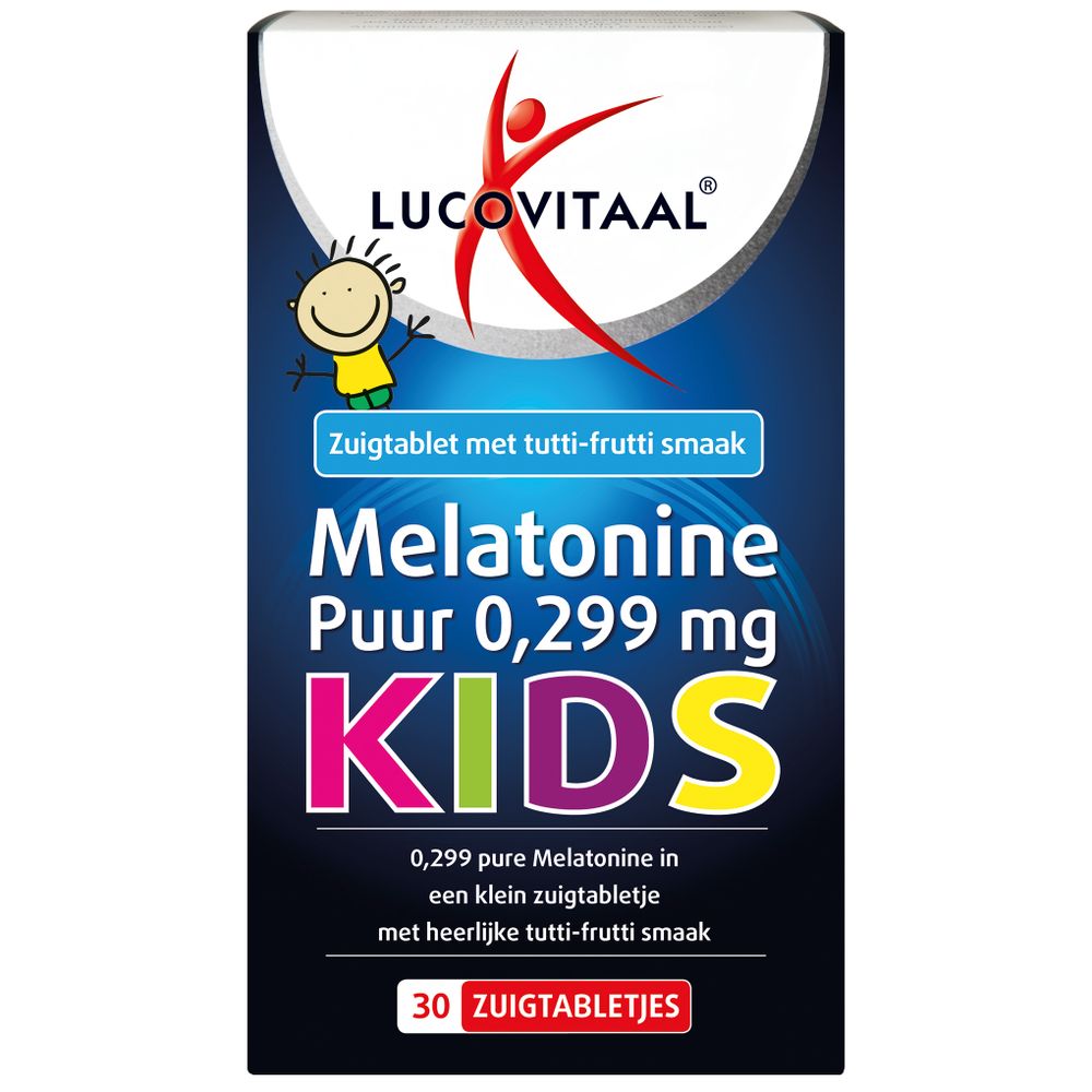 Lucovitaal Melatonine kids puur 0.299 mg 30 tabletten
