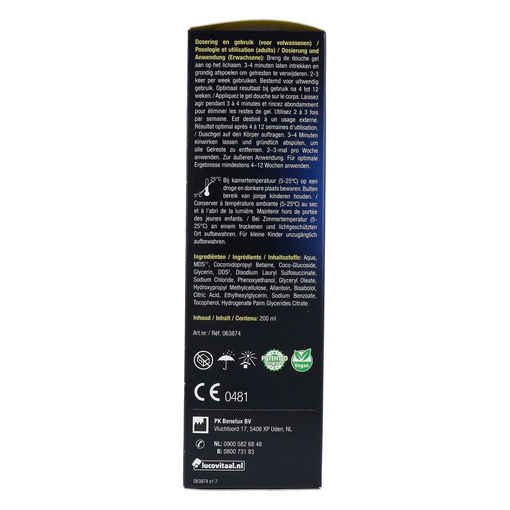 Lucovitaal Eczeem psoriasis douchegel 200 ml
