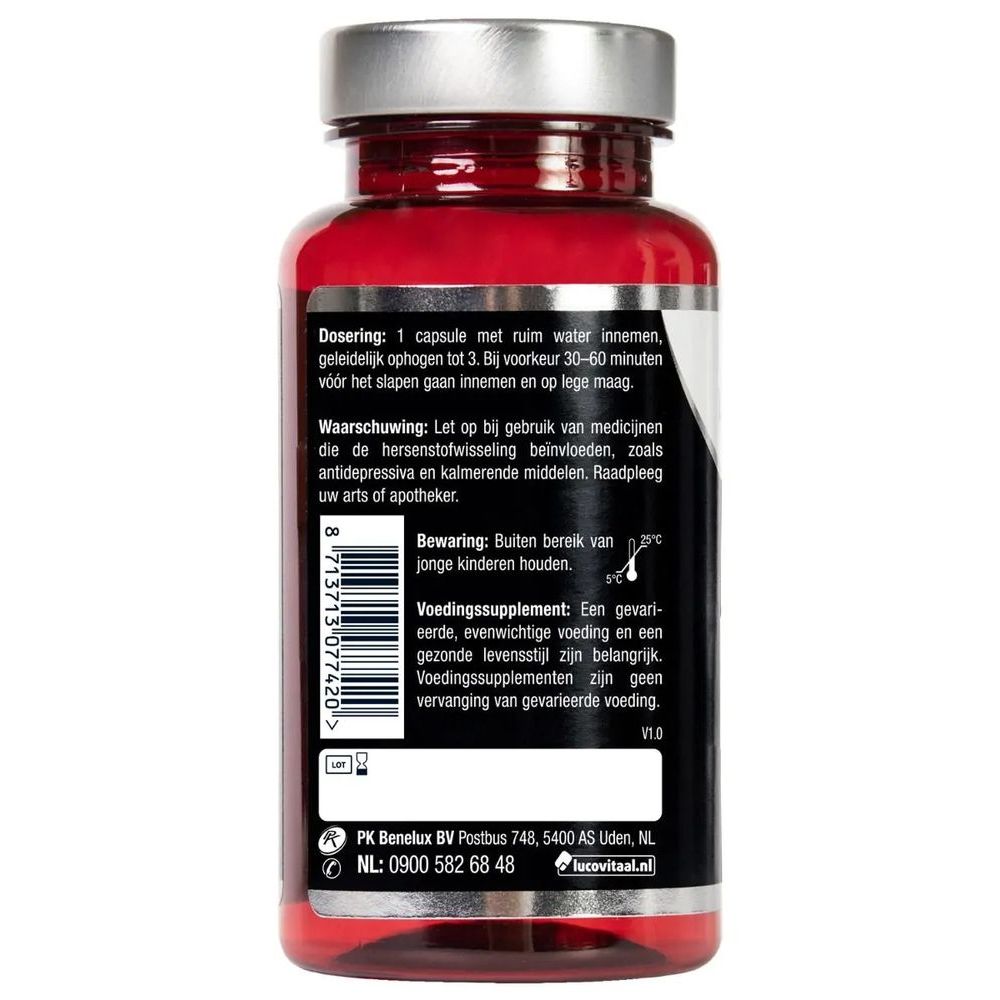 Lucovitaal L-Tryptofaan Puur 600 mg 60 capsules