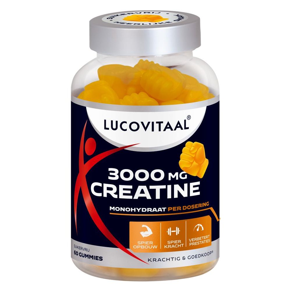 Lucovitaal Creatine 3000 mg 60 gummies
