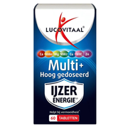 Lucovitaal Multi ijzer energie hoog gecod 60 tabletten