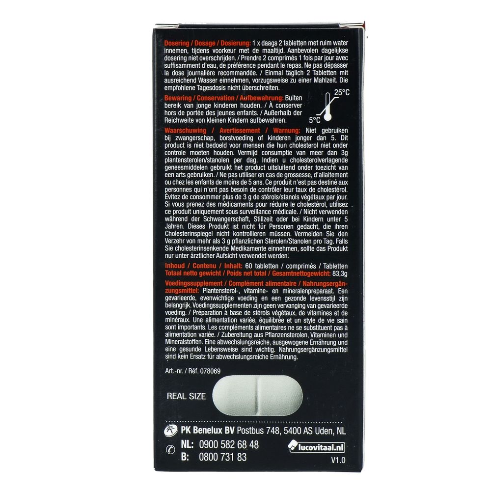 Lucovitaal Cholesterol Verlager 60 tabletten