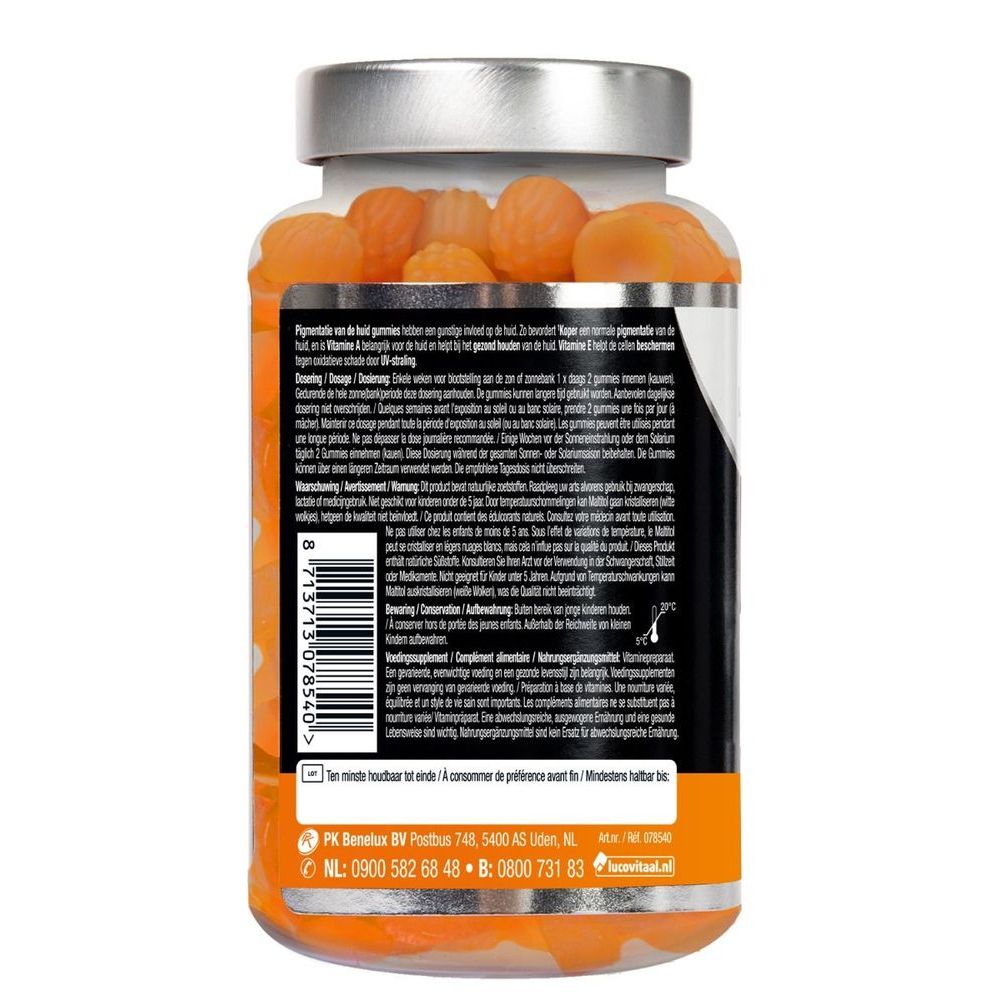 Lucovitaal Pigmentatie vd huid 50 gummies