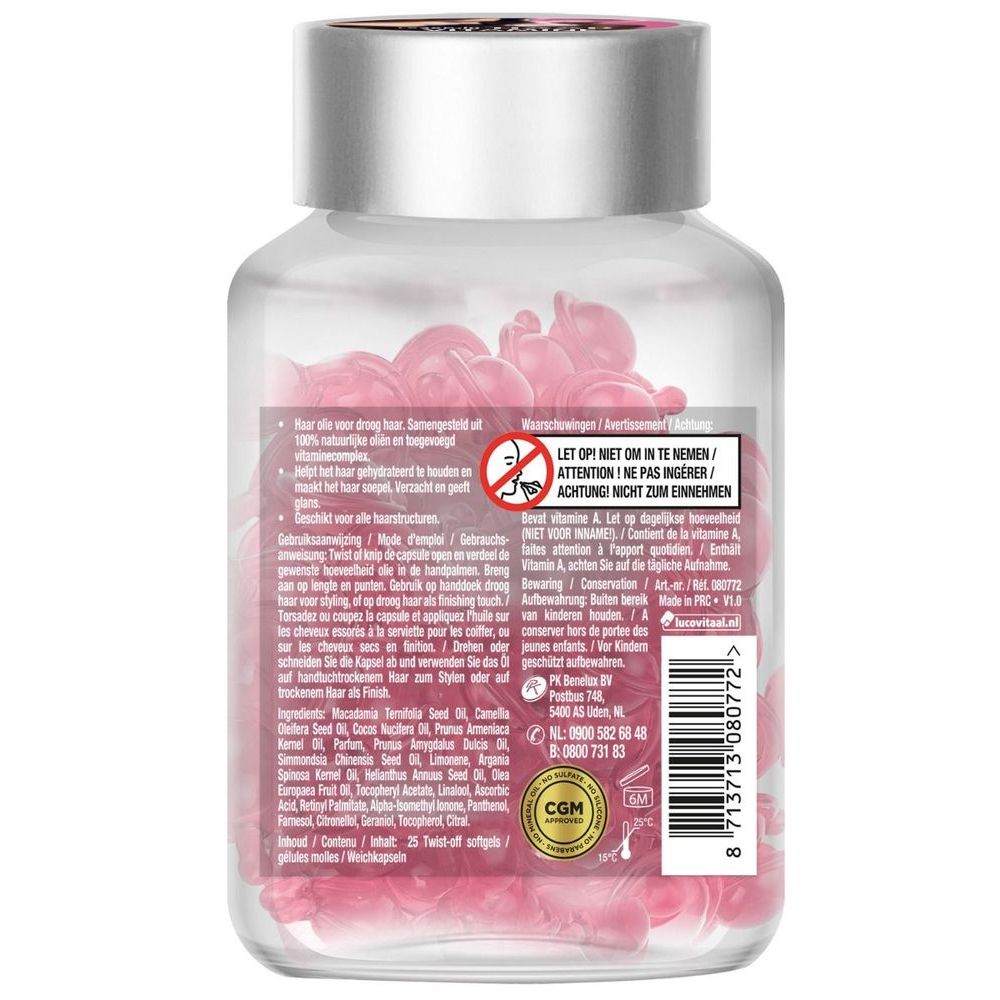 Lucovitaal Haar vitamine droog haar 25 capsules