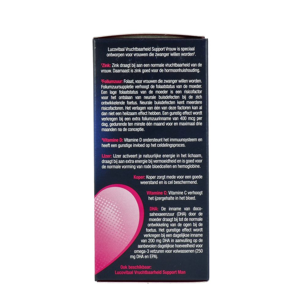 Lucovitaal Vruchtbaarheid support vrouw 60 capsules