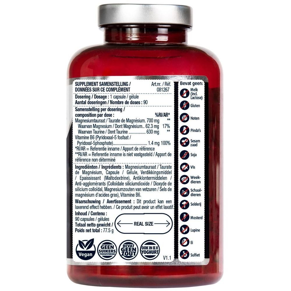 Lucovitaal Magnesium tauraat 90 capsules