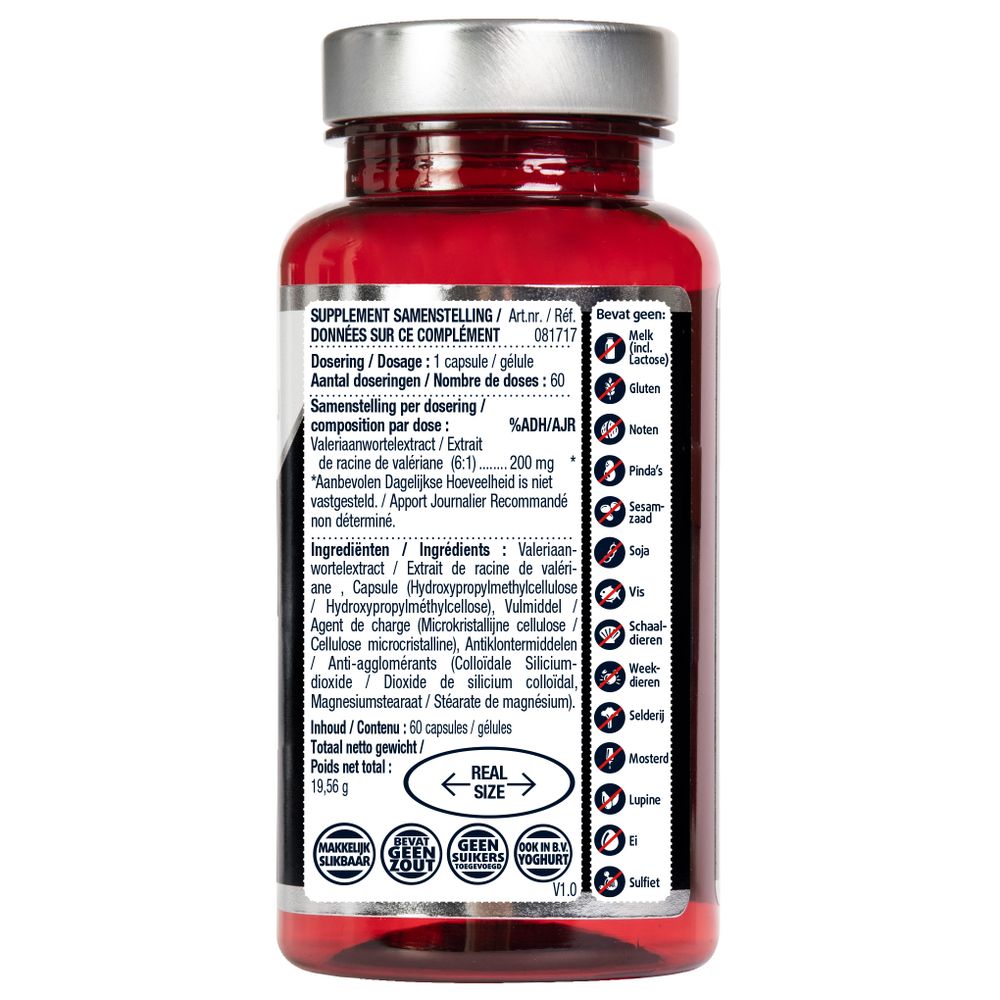 Lucovitaal Valeriaan 200 mg 60 capsules