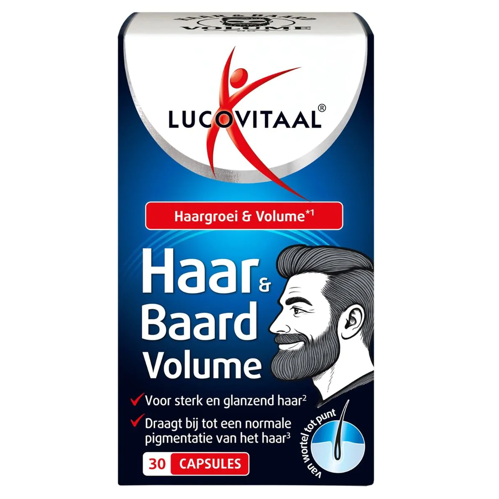 Lucovitaal Haar & Baard Volume 30 capsules