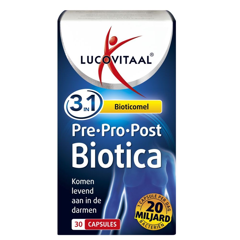 Lucovitaal Pre pro post biotica 30 capsules