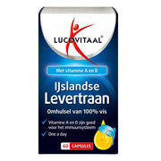 Lucovitaal Levertraan ijslands 60 capsules