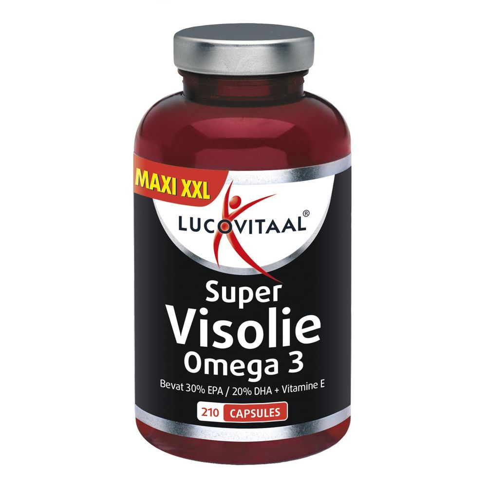 Lucovitaal Visolie super omega 3 xxl 210 capsules