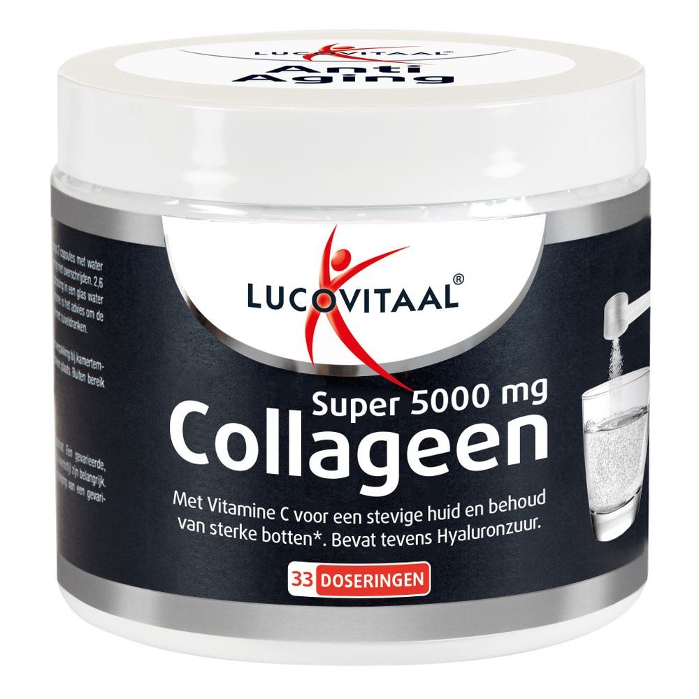 Lucovitaal Collageen super 5000 mg poeder 171,6 gram