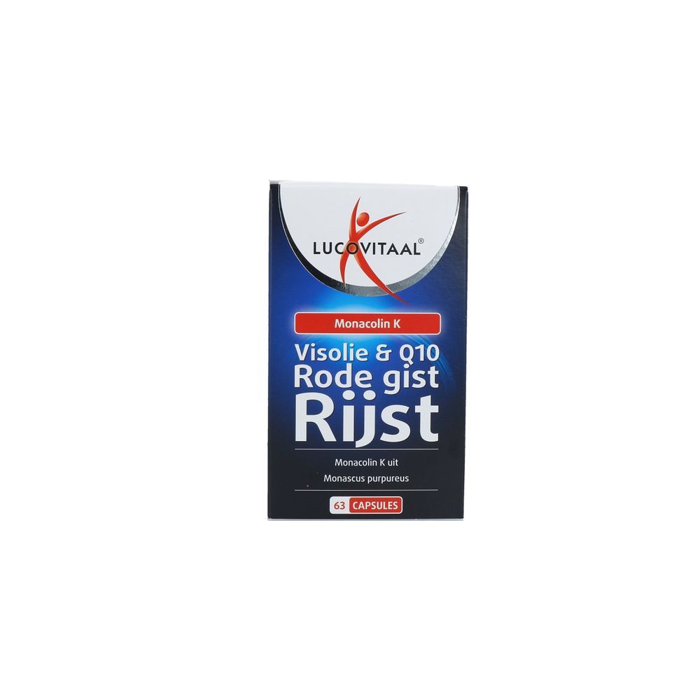 Lucovitaal Rode gist rijst + visolie & Q10 63 capsules