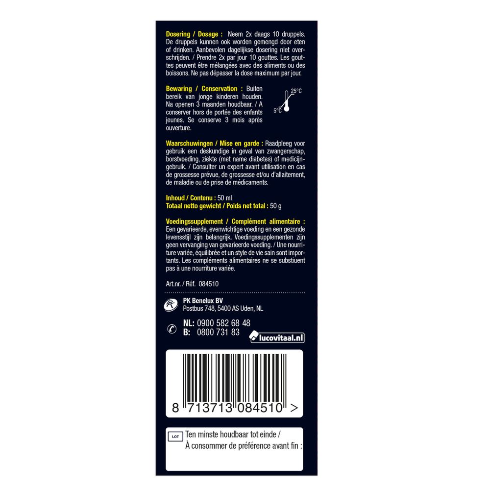 Lucovitaal Multi A t/m Z druppels 50 ml