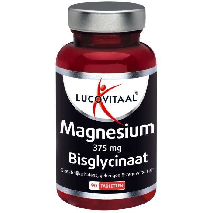Lucovitaal Magnesium bisglycinaat 375 mg 90 tabletten