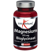 Lucovitaal Magnesium bisglycinaat 375 mg 90 tabletten