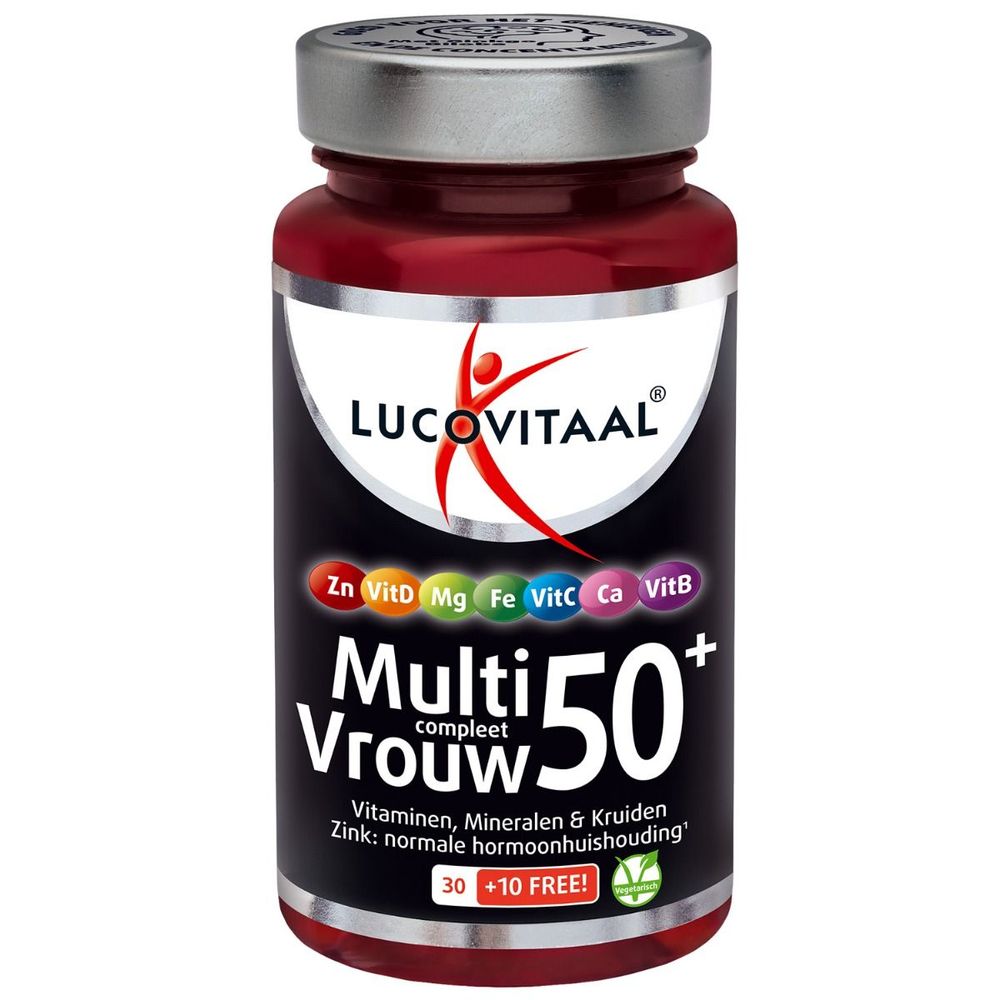 Lucovitaal Multi compleet vrouw 50+ 40 tabletten
