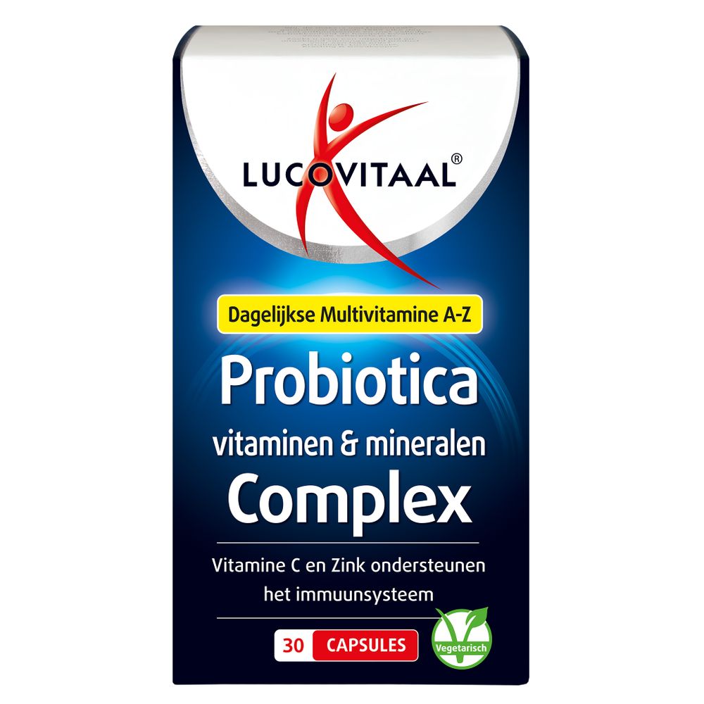 Lucovitaal Probiotica vitamine & mineralen complex 30 capsules