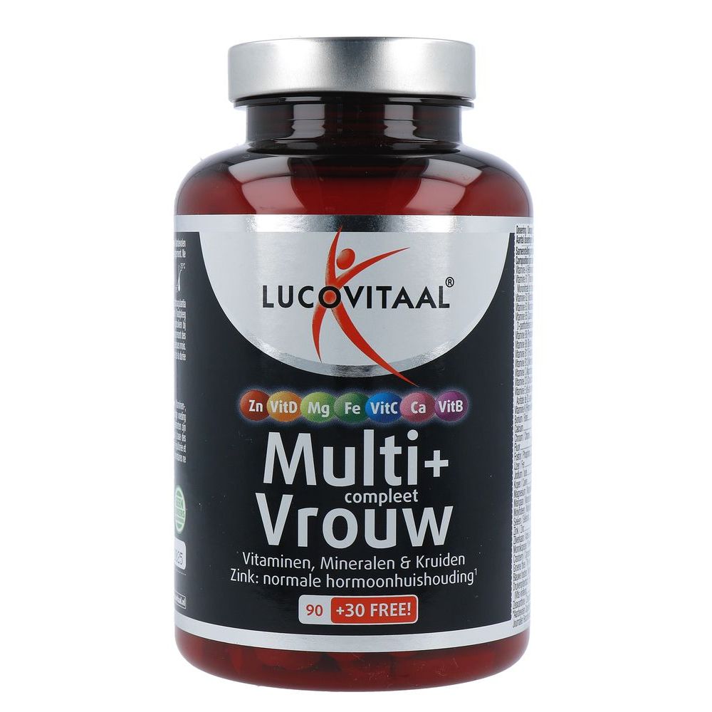 Lucovitaal Multi+ Compleet Vrouw Tabletten 120 tb