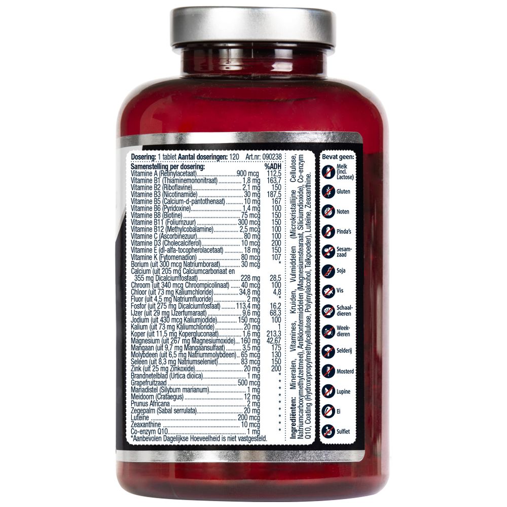Lucovitaal Multi+ Compleet Man Tabletten 120 tabletten