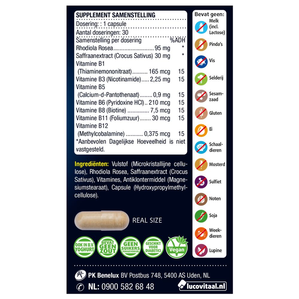 Lucovitaal Stemming balans 30 stuks