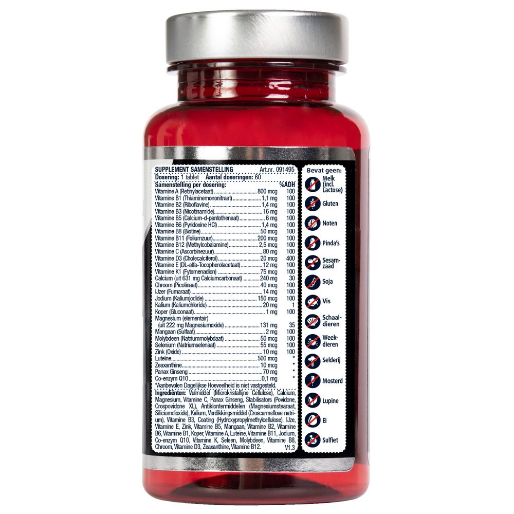 Lucovitaal Multi A t/m Z 65+ 60 tabletten